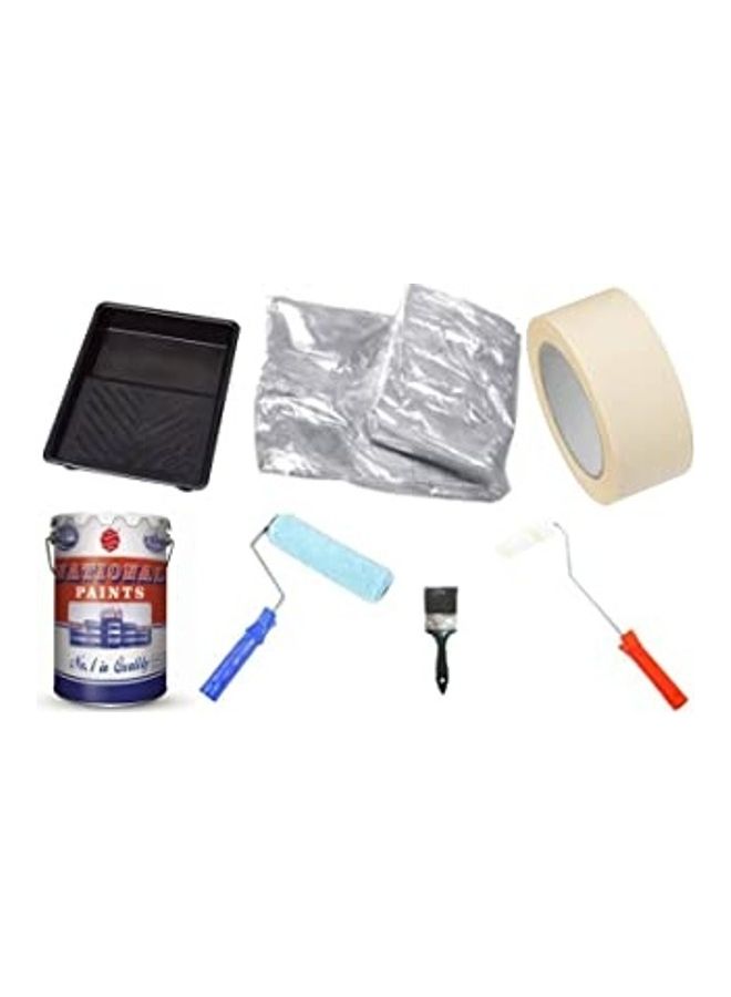 Generic Complete Paint Colour And Tool Set Multicolour 4x5meter 