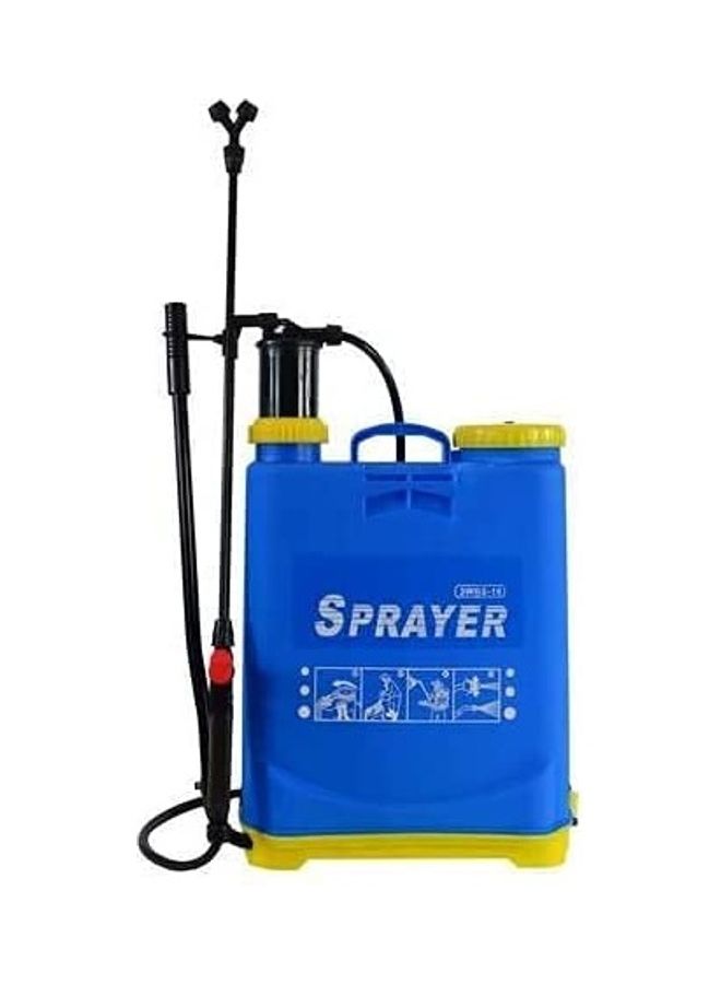 Backpack High Capacity Manual Pressure Sprayer Blue/Black/Yellow 50.01x44.30x22.73cm - Image 1
