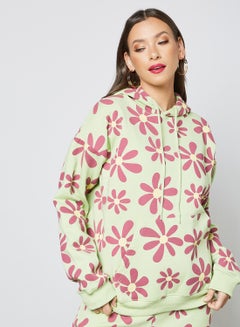 Floral Print Hoodie Multicolour