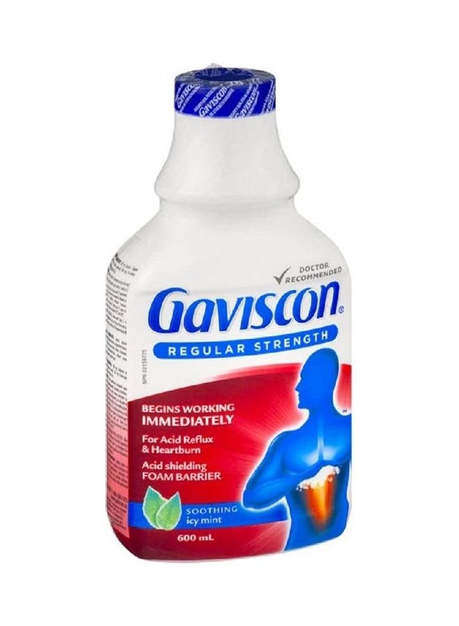 GAVISCON Regular Strength Icy Mint Antacid Liquid  - Image 1