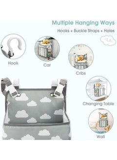 Rock Pow Hanging Baby Diaper Caddy Organizer  - Image 3