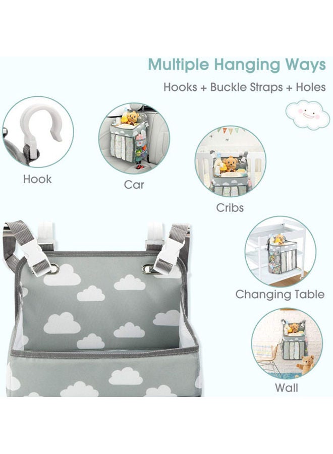 Rock Pow Hanging Baby Diaper Caddy Organizer - Image 3