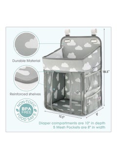 Rock Pow Hanging Baby Diaper Caddy Organizer  - Image 4
