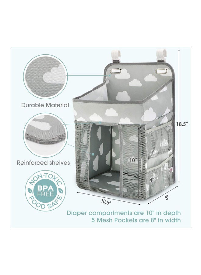 Rock Pow Hanging Baby Diaper Caddy Organizer - Image 4