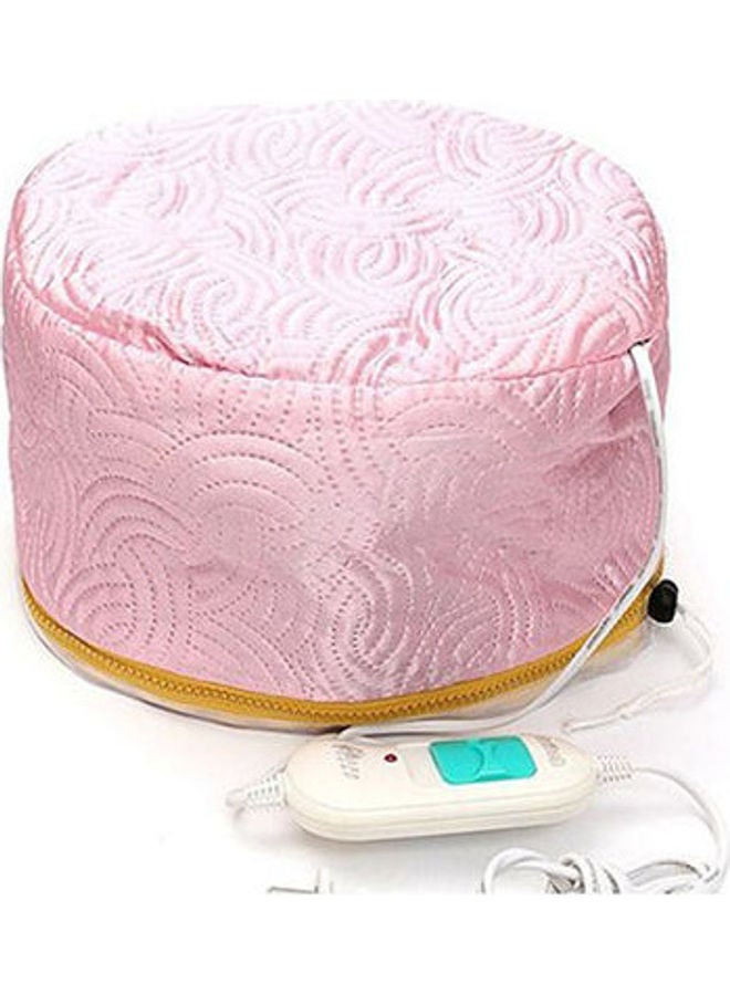 Thermal Cap For Hair To Benefit From The Cream Bath For Hair And Hair Treatment Pink - Image 2