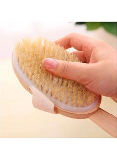 Generic General Detachable Folding Wooden Bath Brush White  - Image 3