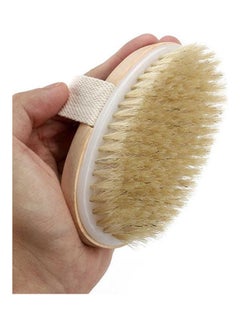 Generic General Detachable Folding Wooden Bath Brush White  - Image 2