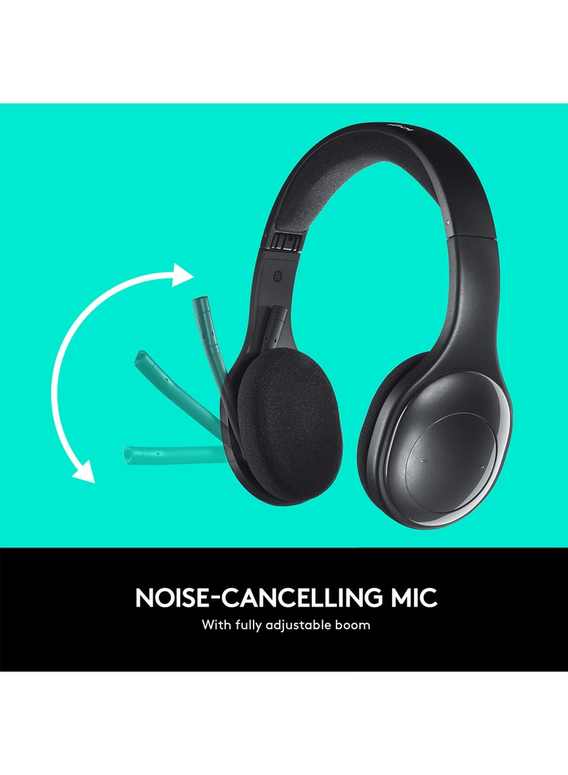 Logitech - H800 Wireless Bluetooth Headsets Black - Image 1