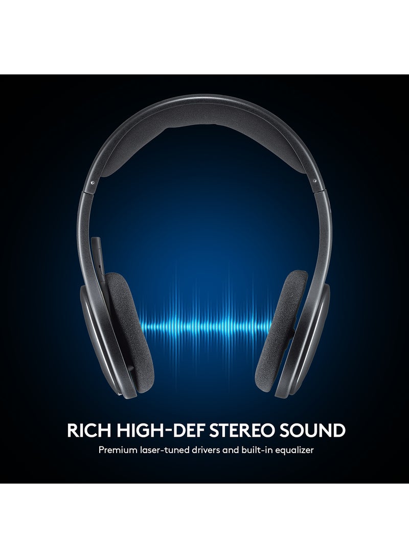 Logitech - H800 Wireless Bluetooth Headsets Black - Image 1