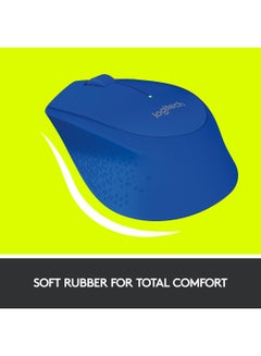 Logitech M280 Wireless Mouse, 2.4 GHz With USB Nano Receiver, 1000 DPI Optical Tracking, 3 Buttons, 18 Month Life Battery, PC / Mac / Laptop Blue  - Image 4