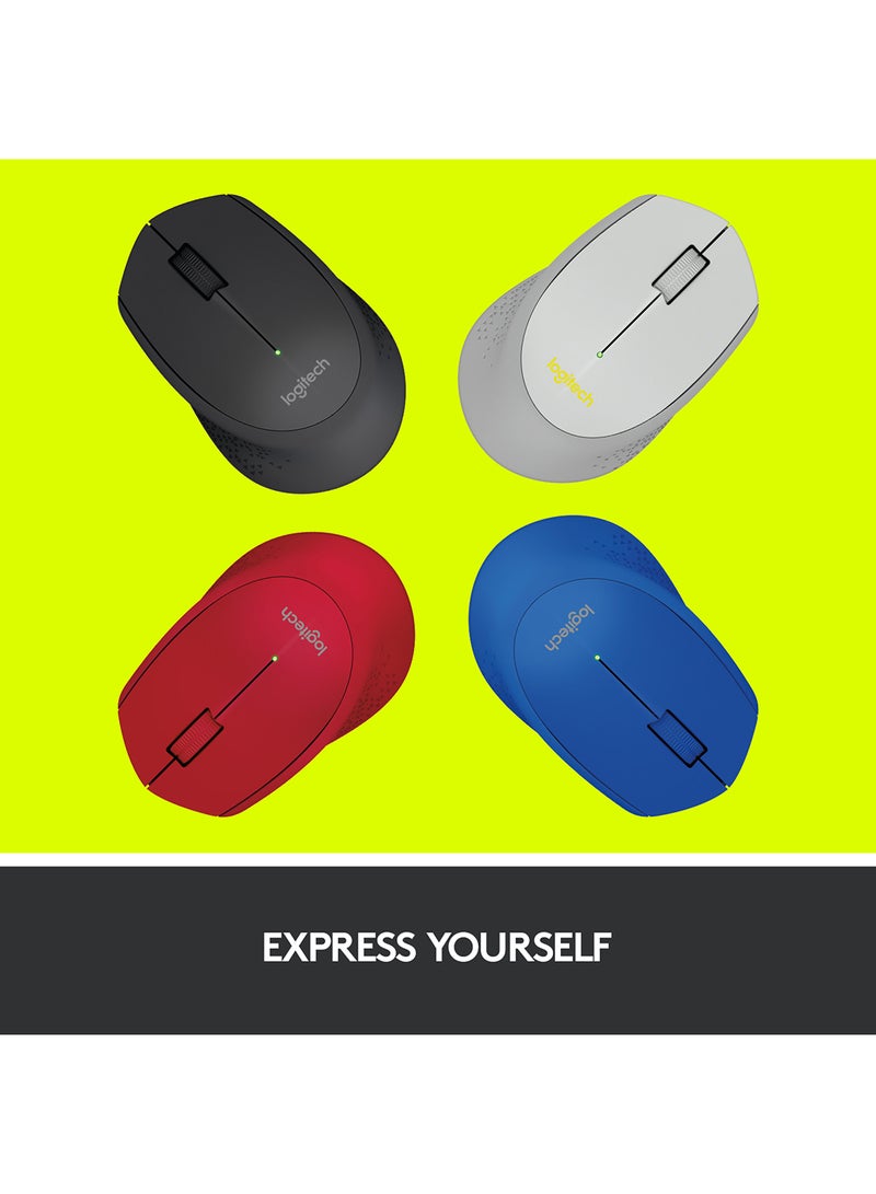Logitech - M280 Wireless Mouse, 2.4 GHz With USB Nano Receiver, 1000 DPI Optical Tracking, 3 Buttons, 18 Month Life Battery, PC / Mac / Laptop Blue - Image 1