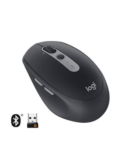 M590 Silent Wireless Mouse With USB Unifying Receiver Black