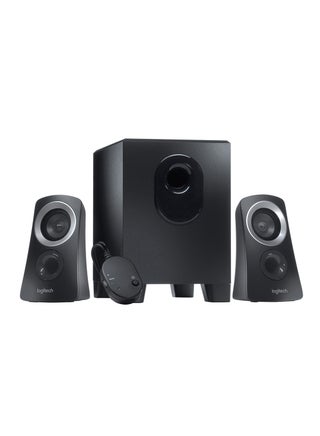 Z313 2.1 Multimedia Speaker System With Subwoofer, Full Range Audio, 50 Watts Peak Power, Strong Bass, 3.5mm Audio Inputs, UK Plug, PC/PS4/Xbox/TV/Smartphone/Tablet/Music Player 980-000447 Black - v1633247436/N23328657A_1