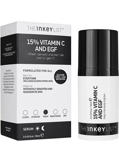 Vitamin C And EGF Serum 30 Ml White