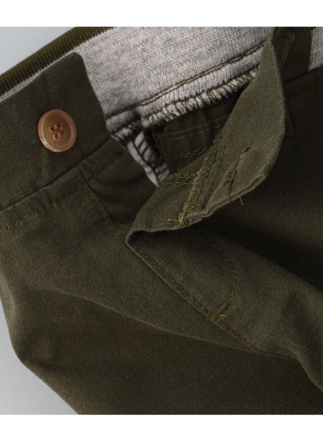 JAM Pocket Detailed Cargo Pants Olive - Image 4