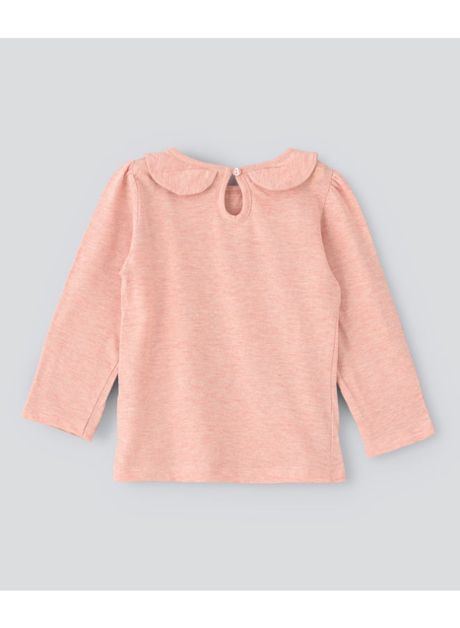 جيلين تيشيرت بأكمام طويلة مطبوع زهري فاتح - Image 2