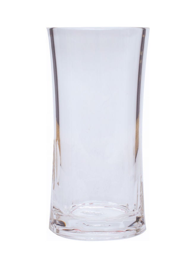 آذاد طقم أدوات زجاجية للمائدة بتصميم بيضاوي الشكل مُكوّن من 6 قطع لون شفاف 250مم - Image 2