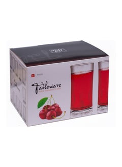 AZAD 6-Piece Tableware Oval Shape Glass Clear 250mm  - Image 3