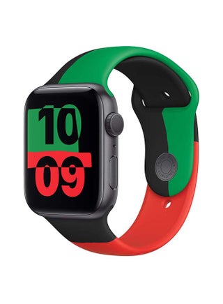 Replacement Watch Band 3/2/1 42mm For Apple Watch Series 7/6/SE/5/4 44mm Black/ Green/ Red - v1633251887/N51071330A_1