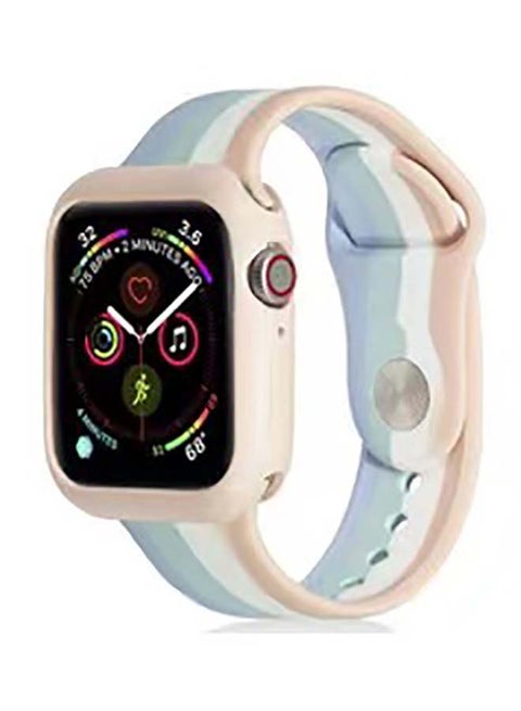 Replacement Watch Band For Apple Watch Series 3/2/1 42mm 7/6/SE/5/4 44mm Multicolour