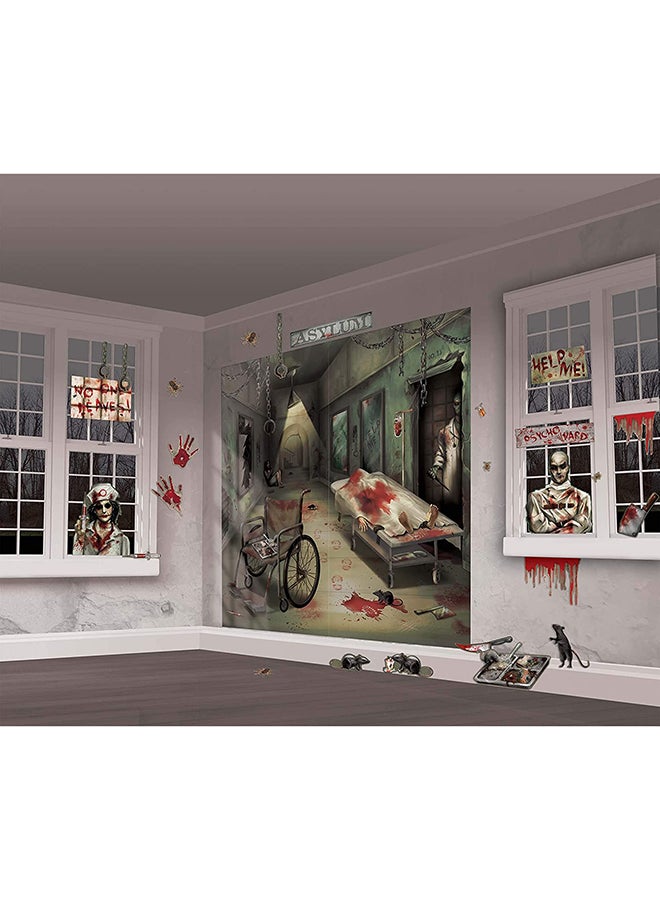 Amscan Asylum Wall Decorating Kit Mega Value Multicolour - Image 2