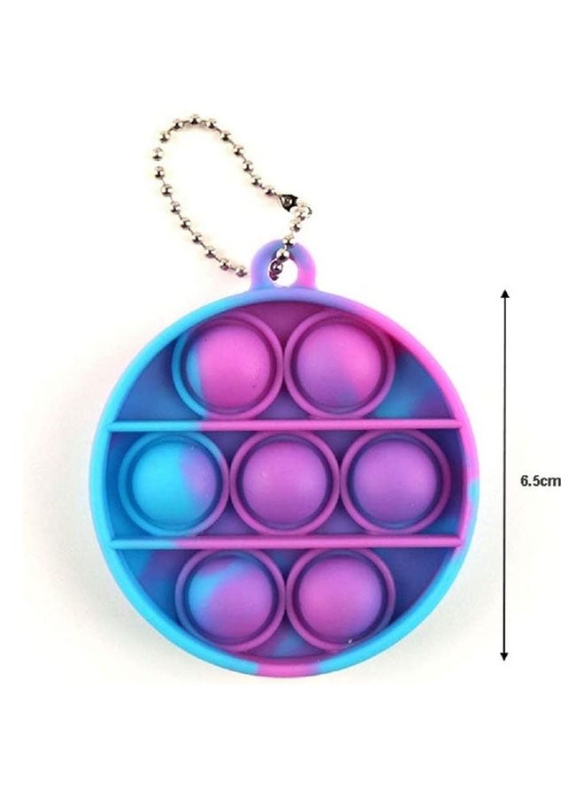 XiuWoo - Push Pop Bubble Sensory Stress Relief Non-Toxic And Tasteless Fidget Keychain Toy 6.5cm - Image 1