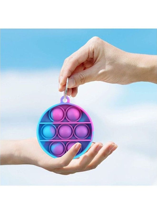 XiuWoo - Push Pop Bubble Sensory Stress Relief Non-Toxic And Tasteless Fidget Keychain Toy 6.5cm - Image 1