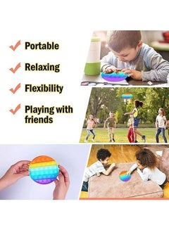 XiuWoo 23-Piece Simple Dimple Mini Bubble Sensory Ergonomic Stress Relief Fidget Toy Set  - Image 3