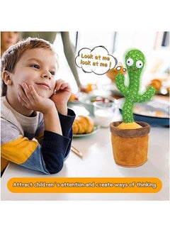 Dancing And Recording Cactus Plush Toy With 120 Songs + USB Charging For Kids - Packaging May Vary 32cm - v1633252952/N47729379A_4