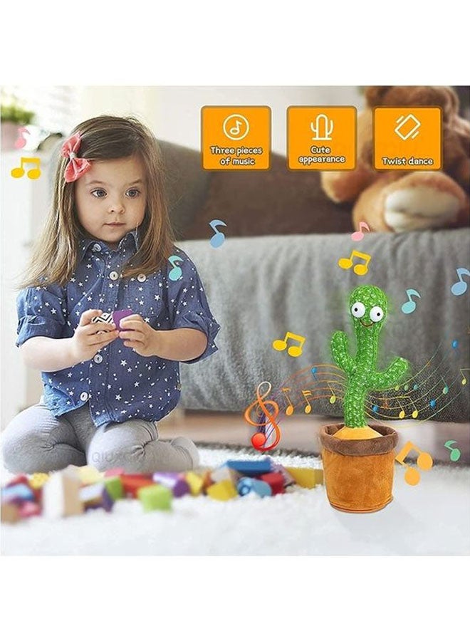 XiuWoo Electric Dancing, Singing, Recording Cactus Plush Toy With 60 English Songs For Kids  - Image 4