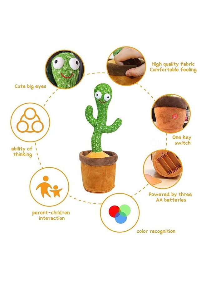 XiuWoo - Electric Dancing, Singing, Recording Cactus Plush Toy With 60 English Songs For Kids - Image 1