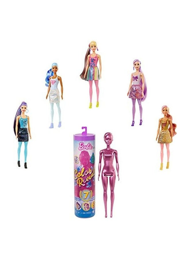 Barbie 7 Surprises Colour Reveal Doll With Water And Surprise Accessories KSA Riyadh Jeddah