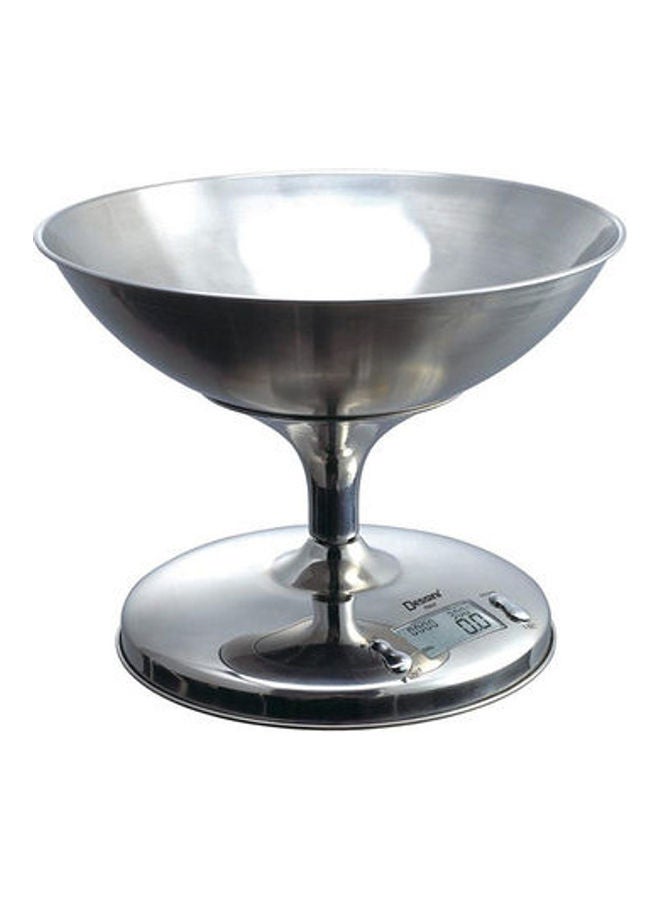 ديسيني ميزان رقمي من الإستانلس ستيل فضي