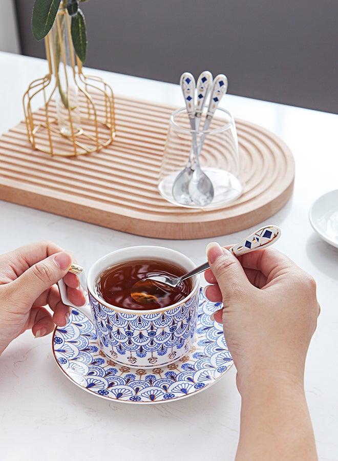 Shuer 4-Piece Coffee And Tea Spoon With Handle Silver 13.2x2.3x1cm - Image 5