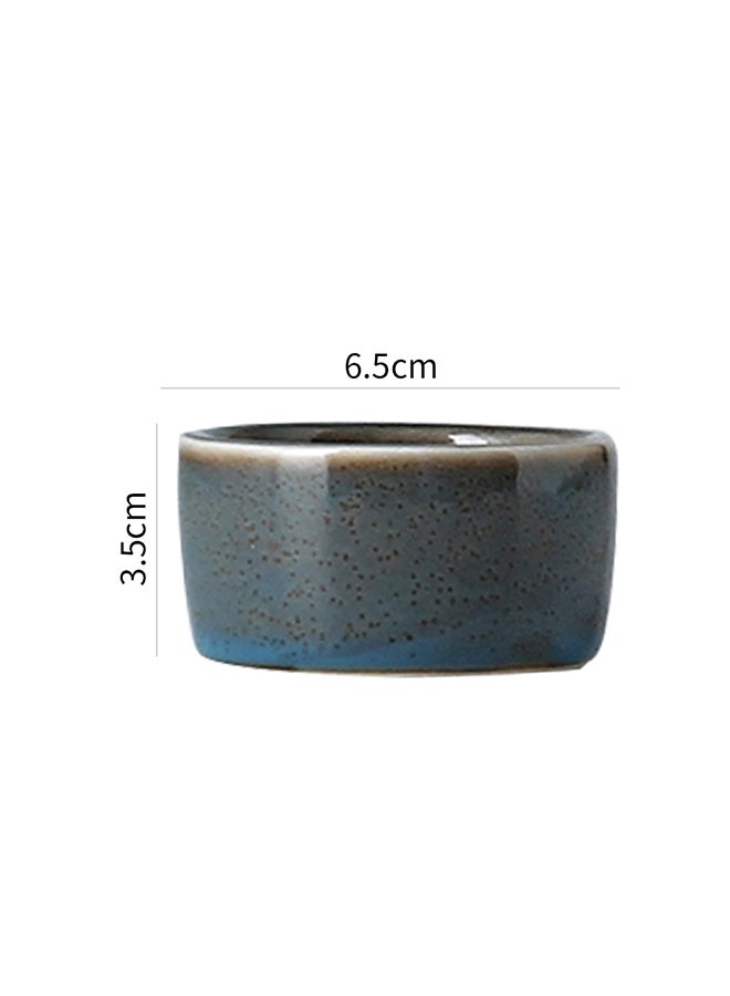 شور - طقم أطباق توابل من 6 قطع أزرق 6.5x6.5x3.5سم - Image 1