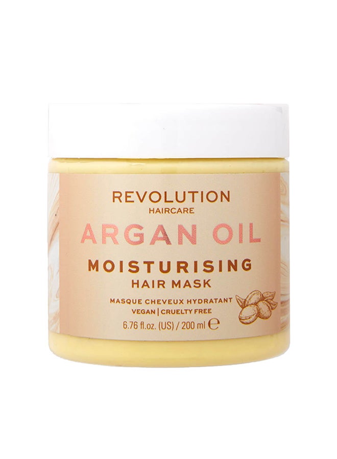 REVOLUTION Argan Oil Moisturising Hair Mask 200ml 