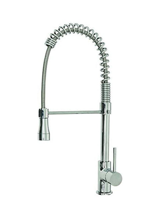 Spring Faucet Mixer Tap For Kitchen Silver 60.8 x 29.4 x 7cm