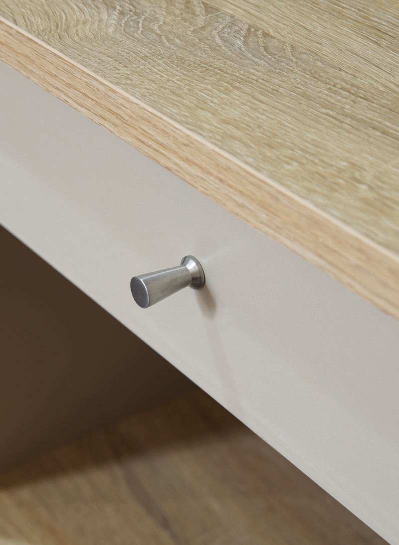 Coffee Table with Storage Shelf - Cabinet For Storage - Used As Coffee Corner And Side Table - grey 720*520*900mm