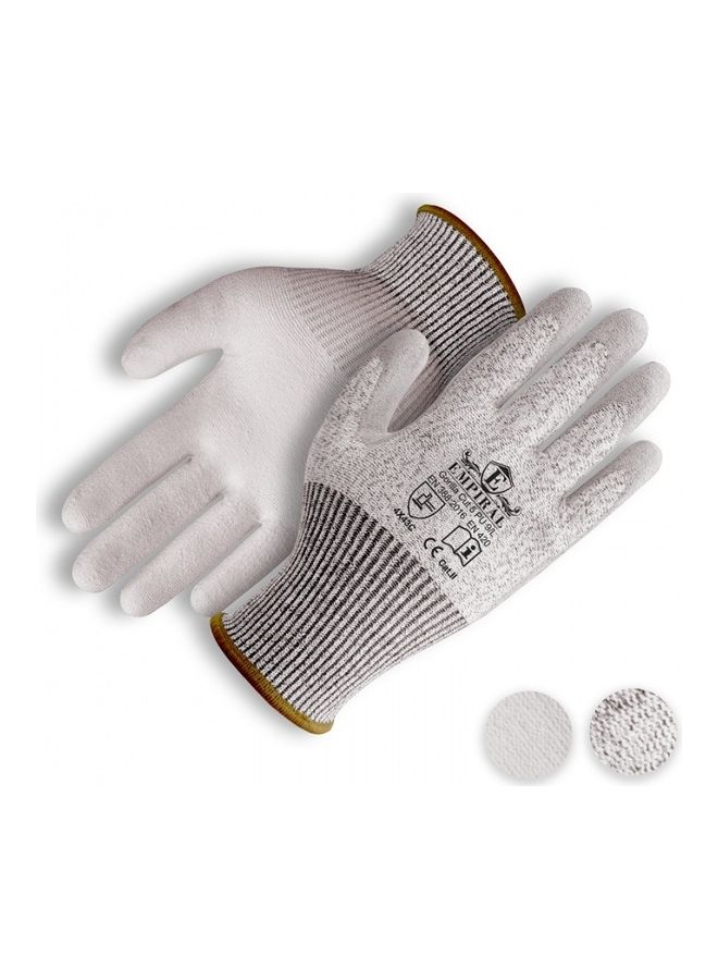 Gorilla Cut 5 Gloves White 8inch