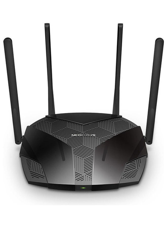 MERCUSYS Dual-Band WiFi 6 Router AX1800 Black  - Image 1