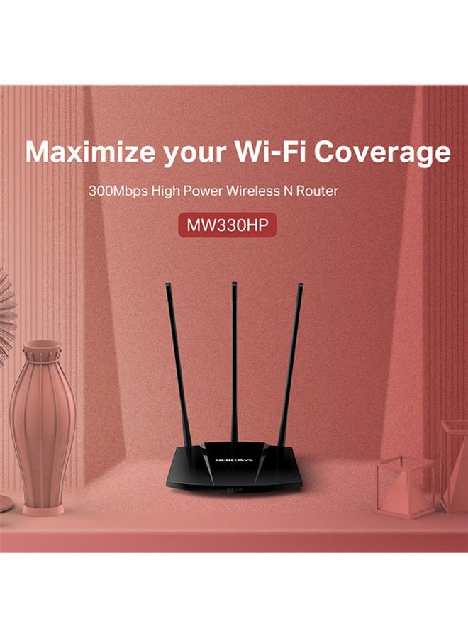 MERCUSYS High Power Wireless N Router Black - Image 3