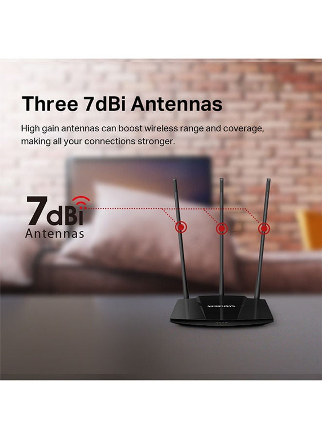 MERCUSYS High Power Wireless N Router Black - Image 4