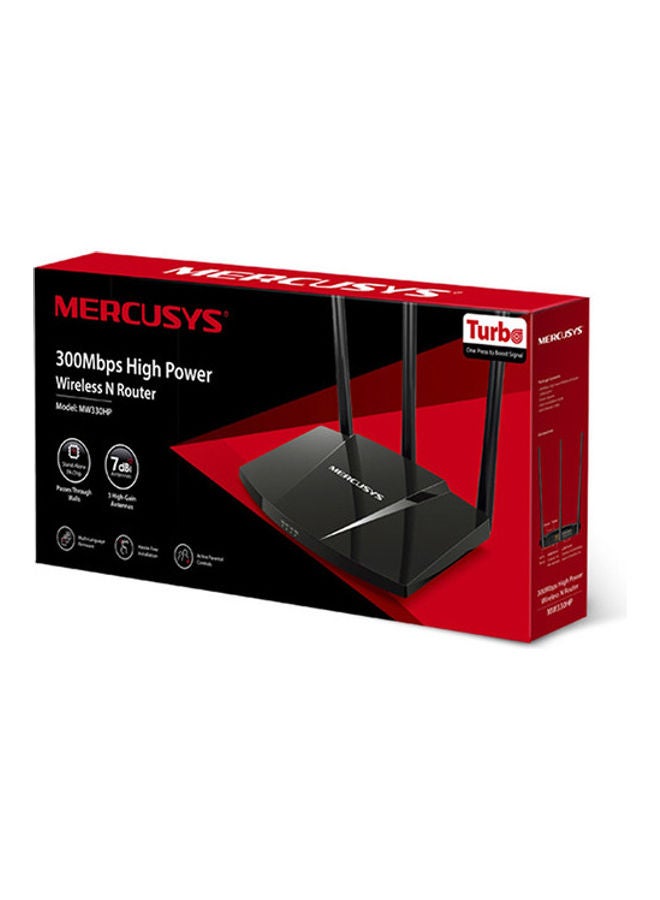 MERCUSYS High Power Wireless N Router Black - Image 5