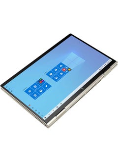 HP ENVY 13M-BD0033DX X360 (Upgraded Version) Laptop With 13.3-Inch Full HD Display, 11th Gen Core i7-1165G7Processor/8GB RAM/512GB SSD/Intel Iris Graphics/Windows 10 /International Version English Pale Gold  - Image 3