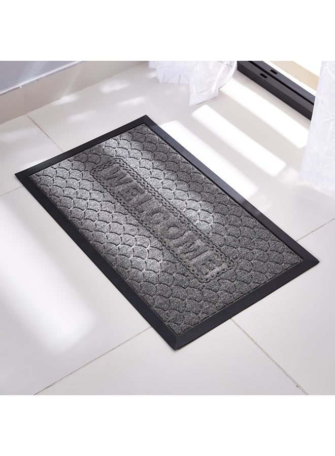 Welcome Anti-Skid Doormat Grey 45x75cm 