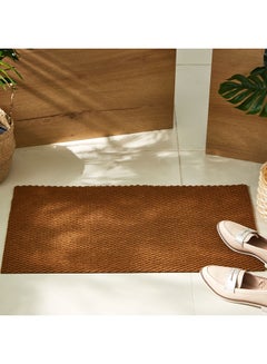 Home Box Hobnail Doormat Brown 75 x 40cm  - Image 1