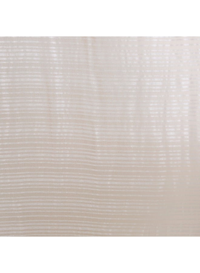 Home Box - 2-Piece Leon Sheer Window Curtain Set White 140 x 240cm - Image 1