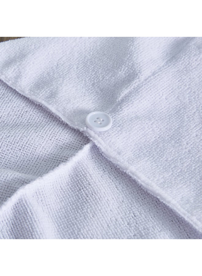 Home Box Cotton Hair Turban White 22 x 0.2 x 52cm  - Image 3