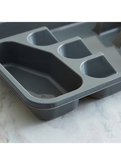 Home Box Spectra Cutlery Tray Grey 33x5x26cm  - Image 4