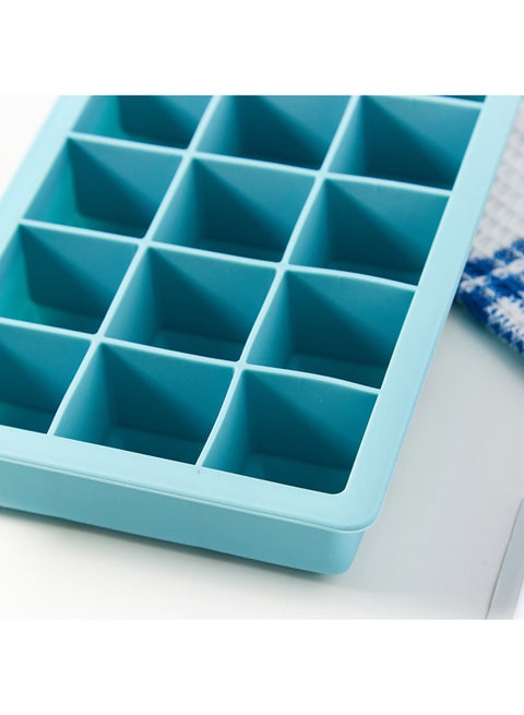 Silicone Brownie Cake Mould Blue 3x12cm